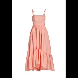 Cinq a Sept Elsie Single Tiered Midi Dress - size 4 🩷